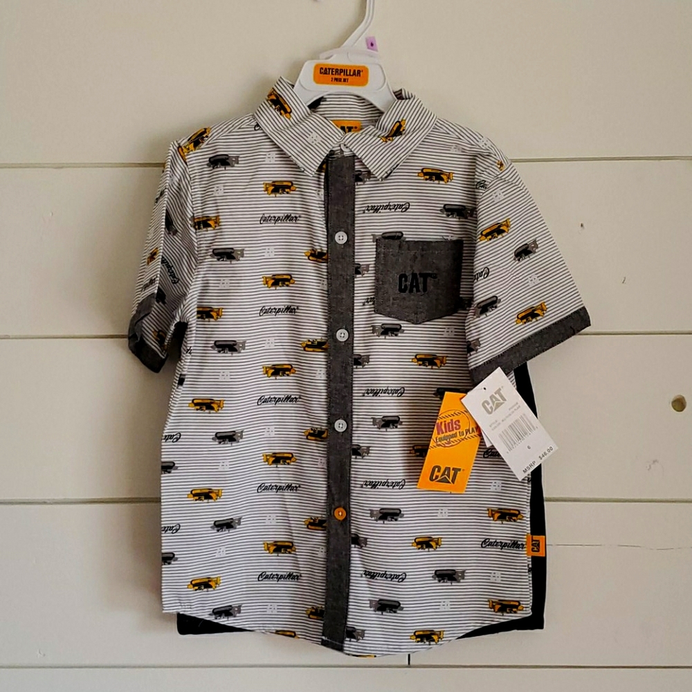 NWT Boys Caterpillar 2 piece set